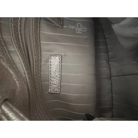 Cole Haan Denny Drawstring Soft Gold Leather Shoulder Bag NWOT Excellent - Picture 5 of 8